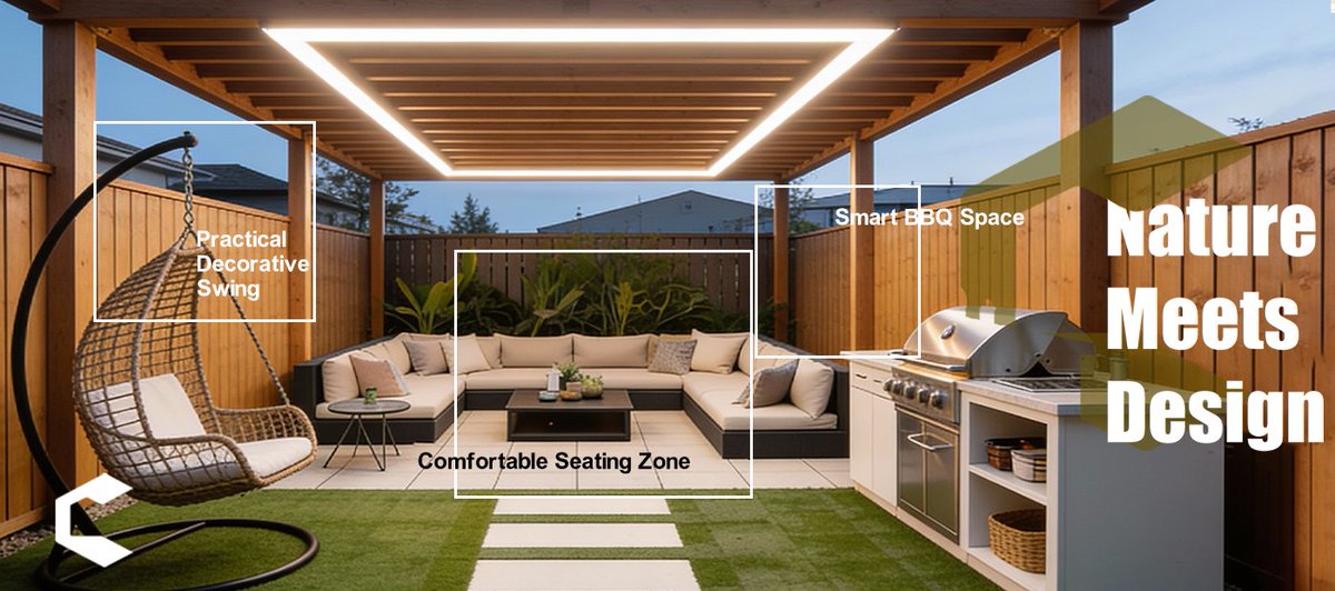 Construir_eg's tweet image. Nature Meets Design
A rooftop garden where architecture blends seamlessly with greenery — creating a private escape above the city.
Transform your rooftop into a luxury garden — message us on WhatsApp now:
+201028847957
#RooftopGarden #RoofDesign #OutdoorLiving #LuxuryLandscaping