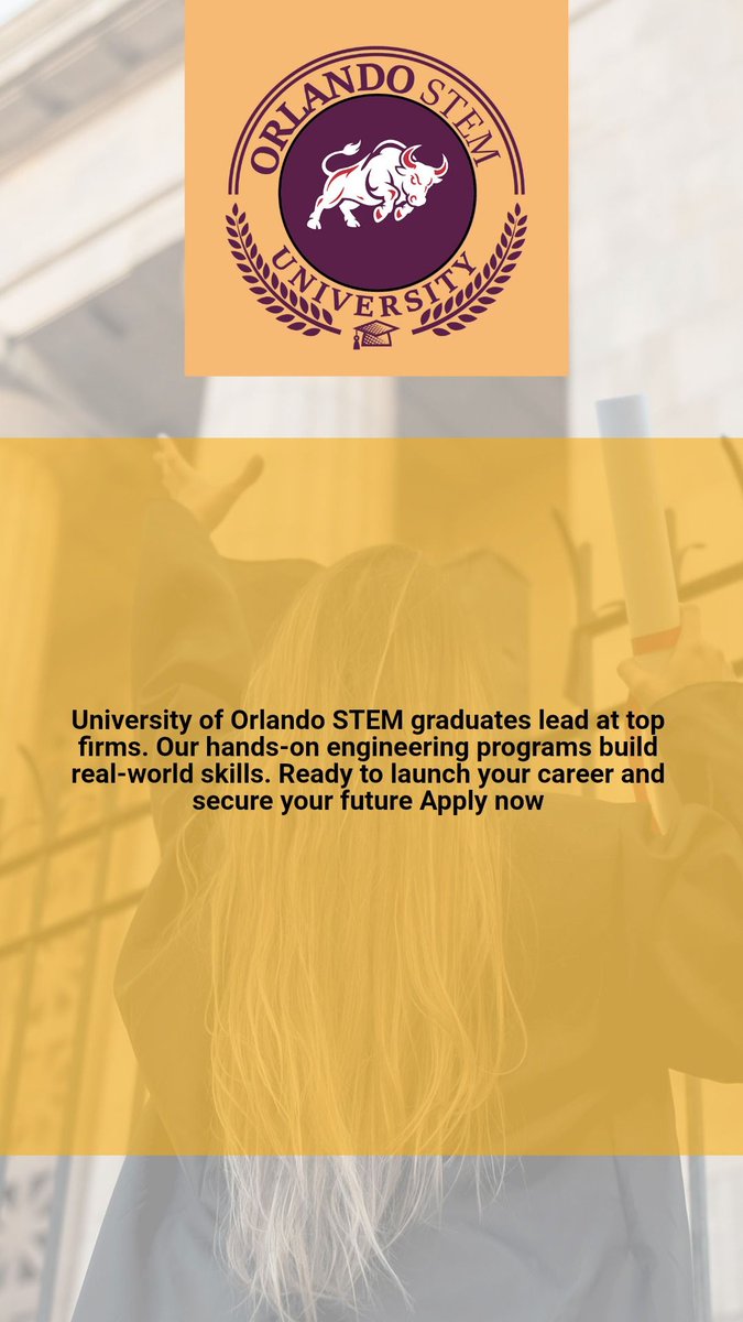 orlando_STEM's tweet image. 🚀 Our engineering grads don’t just find jobs—they lead at top firms. Real-world skills. Real careers. Yours starts today. Apply now ⚙️👨‍💻 #OrlandoSTEM #EngineeringFuture #HandsOnLearning #CareerReady