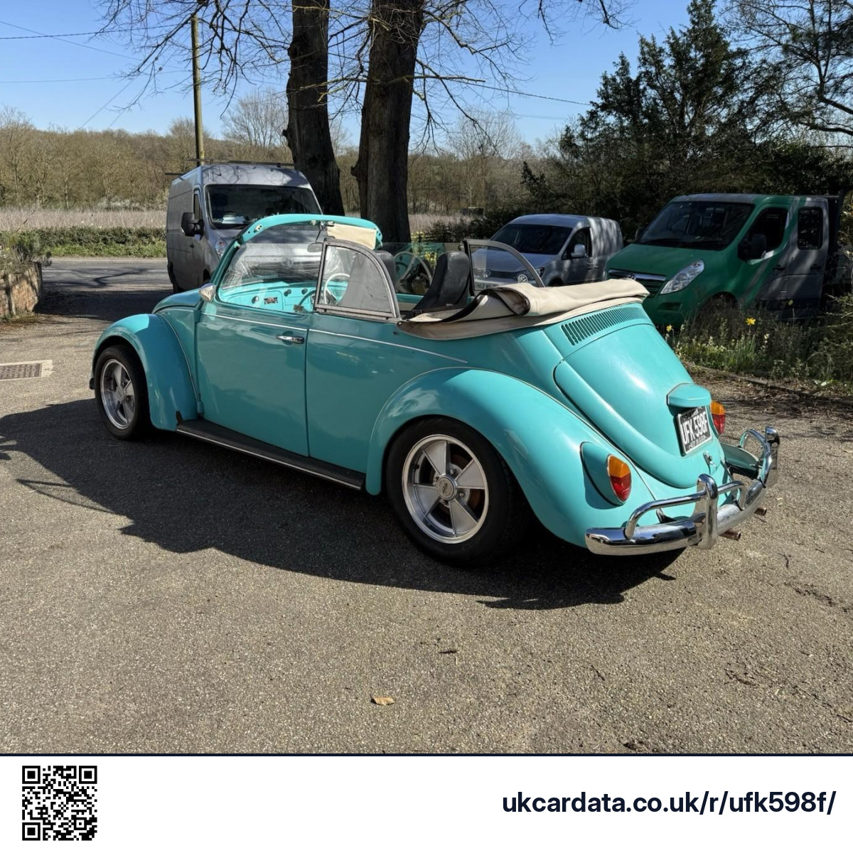 ClassicGermans's tweet image. UFK598F: 57,000 miles in 59 years. Paris conversion, Porsche seats, Cal-look spec. Honest classic that's been loved, needs a bit of TLC. History and MOTs all on site.

ukcardata.co.uk/r/ufk598f/

#Volkswagen #classiccars