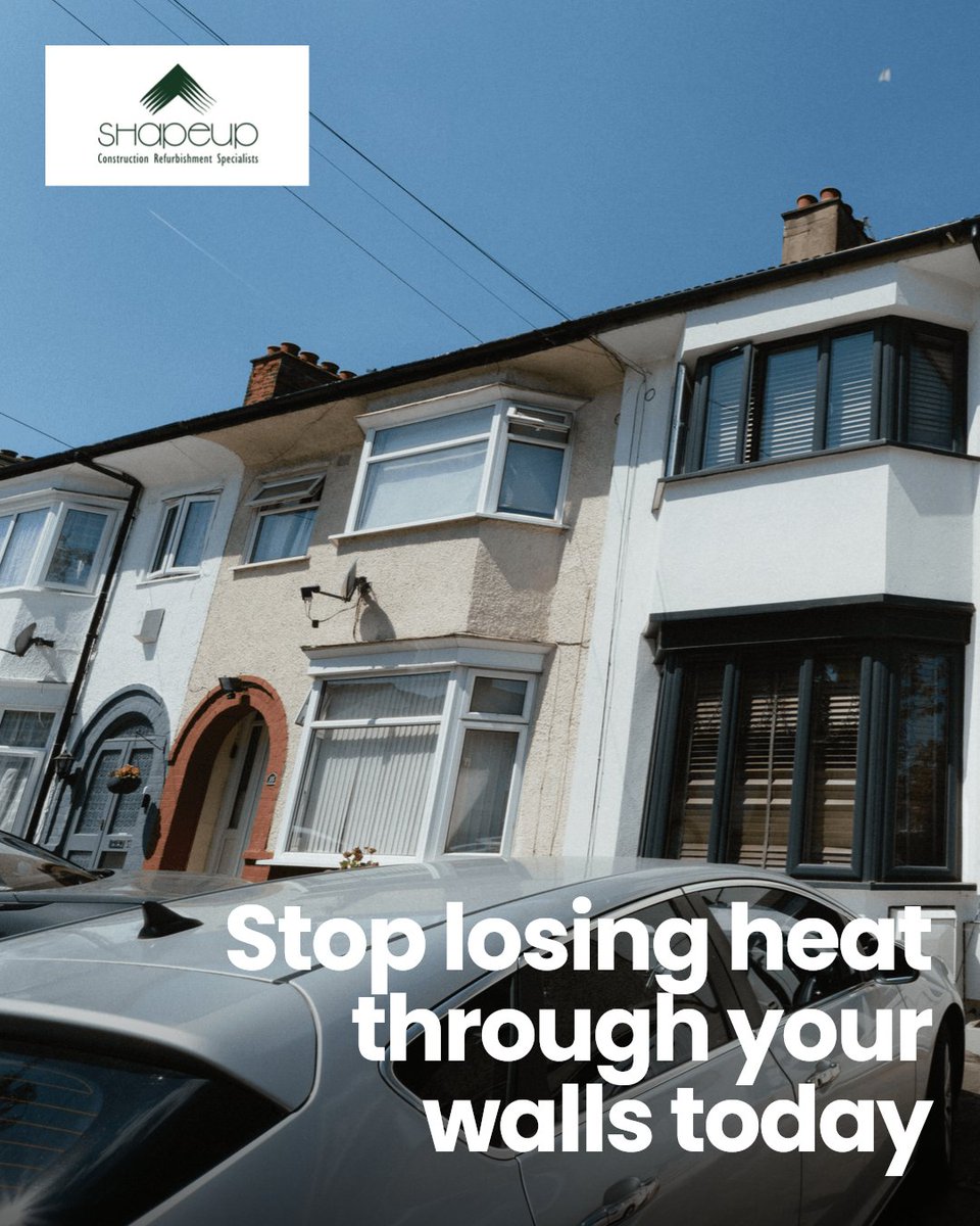 ShapeUpEWI's tweet image. Older homes don't have to feel cold. External wall insulation can stabilise temperatures, cut heating bills, reduce damp, and boost property value. Make your home calmer, warmer, and easier to live in. #ExternalWallInsulation #EnergyEfficiency #ShapeUpConstructions
