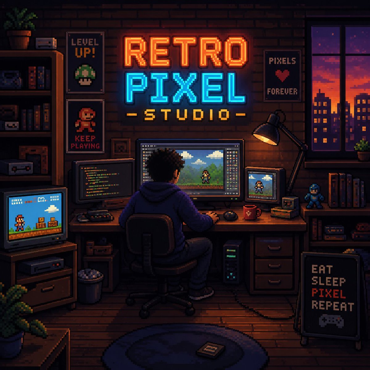 AviveEmpire's tweet image. Everyone is chasing realism in gaming__But something interesting is happening 👇

 Players are going BACK to pixel art, not because they have to but because they want to modernized ultra HD, realistic physics 🎮 vibes &amp;amp; nostalgia, soul 🕹️

#RetroPixel #IndieGameDev #PixelArt