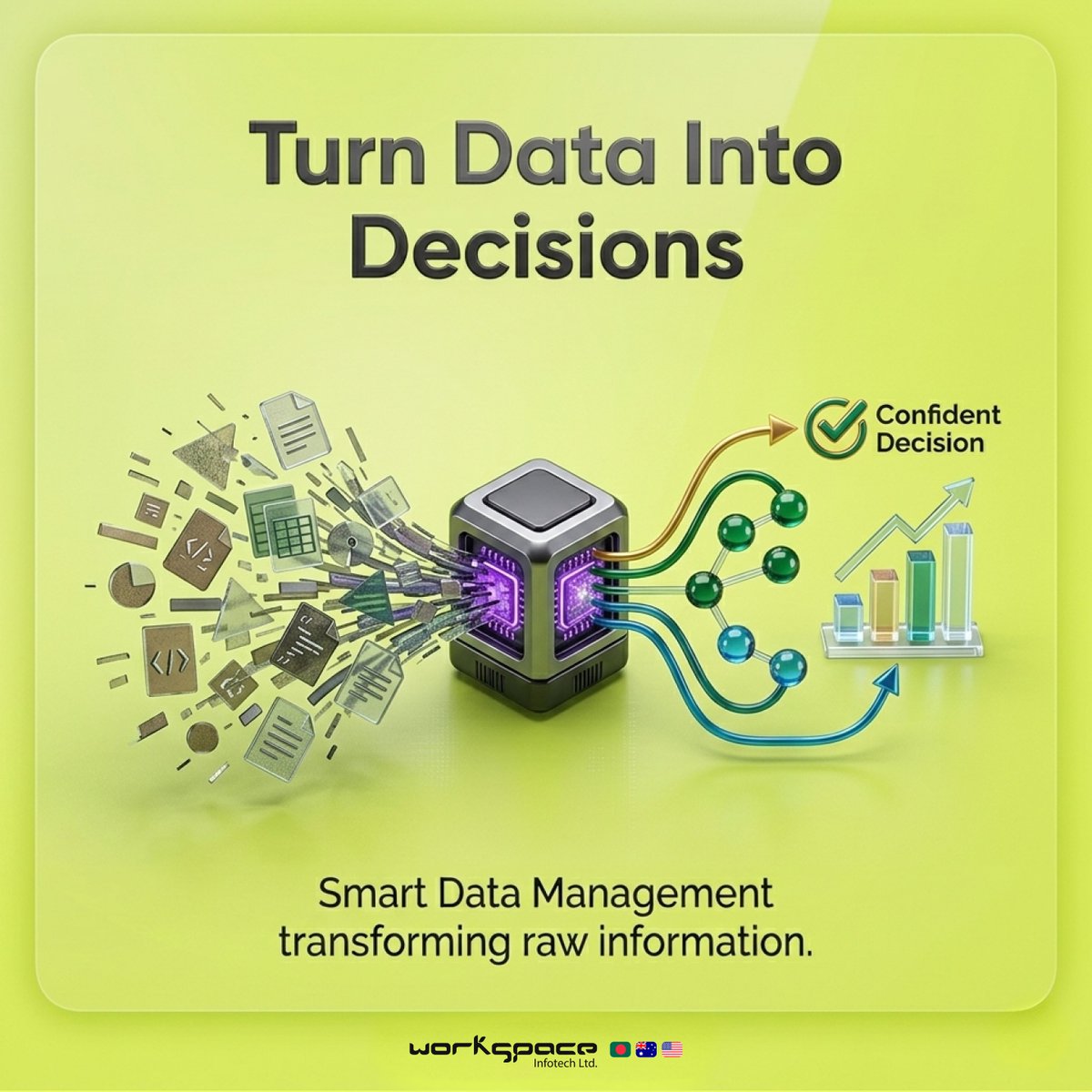 wsinfotech's tweet photo. Data is only valuable when it’s managed right.
Scattered, messy data leads to missed opportunities—while smart data management turns information into clear, actionable insights. 📊
#DataManagement #BusinessIntelligence #DataDriven #BusinessGrowth https://t.co/IitcY0ymEh