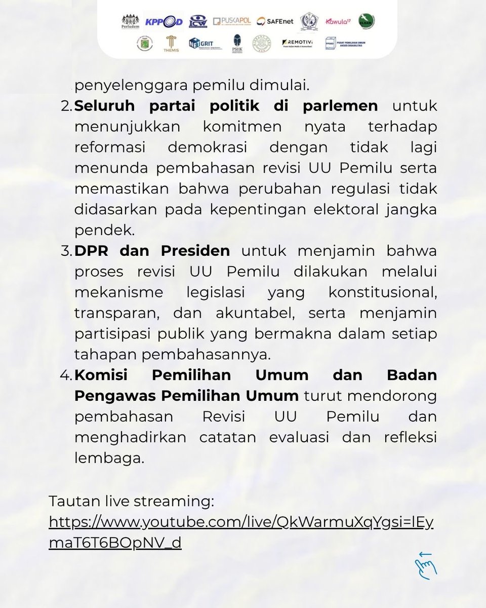 Perludem tweet media