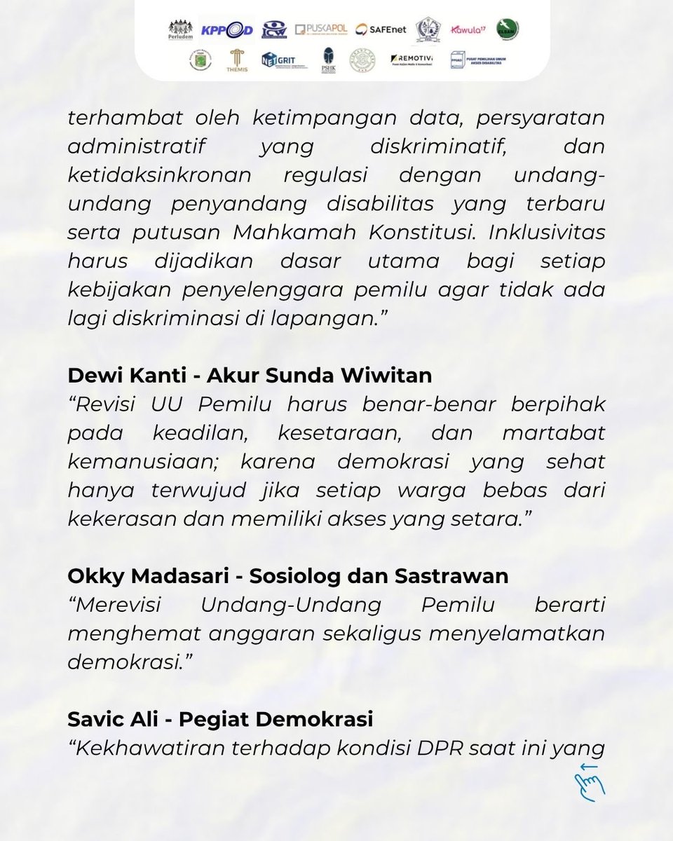 Perludem tweet media