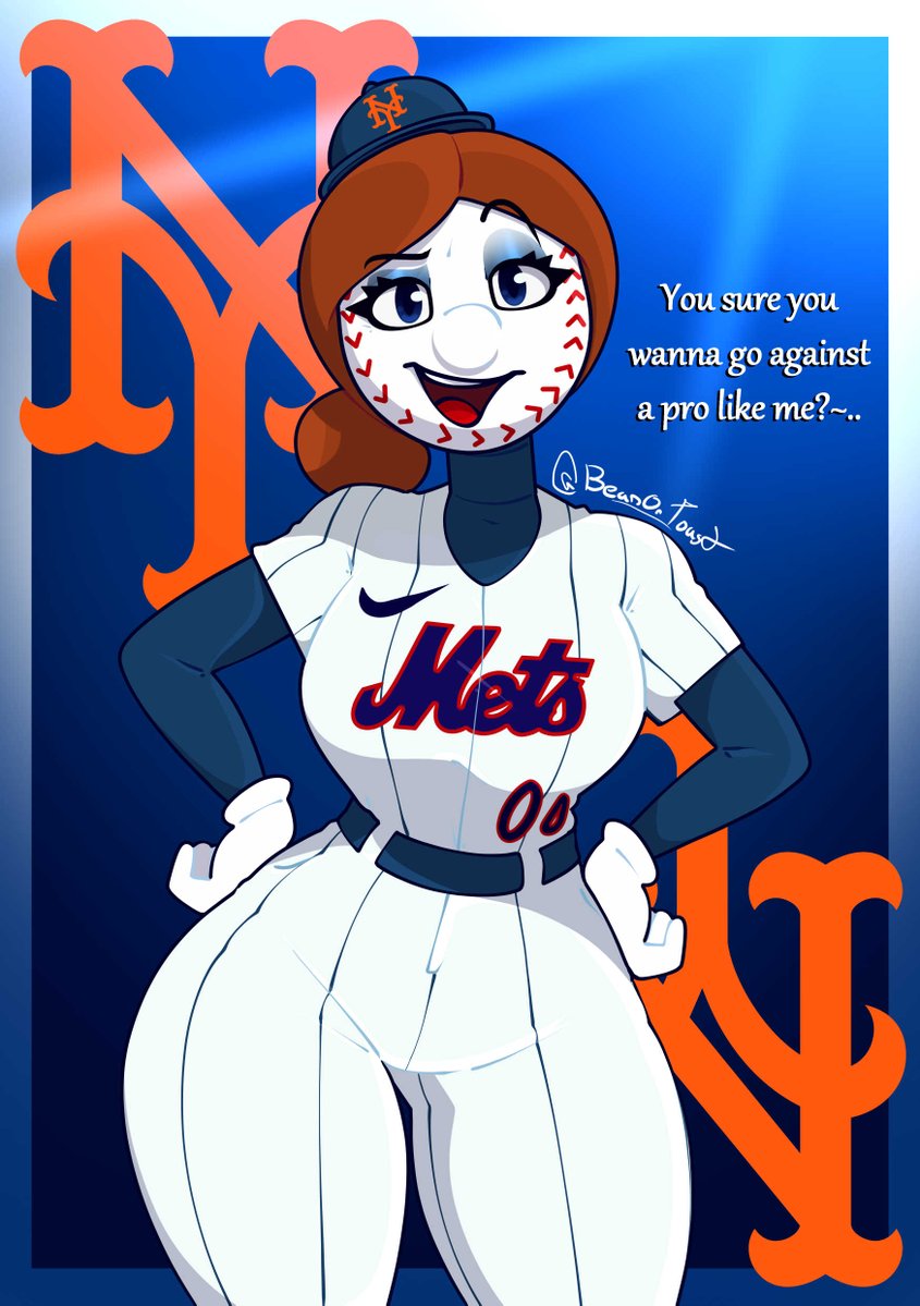 Mrs Mets came back briefly with a whole bakery

#SfwArt #NsfwArtist #Art #MrsMet #MetsArt