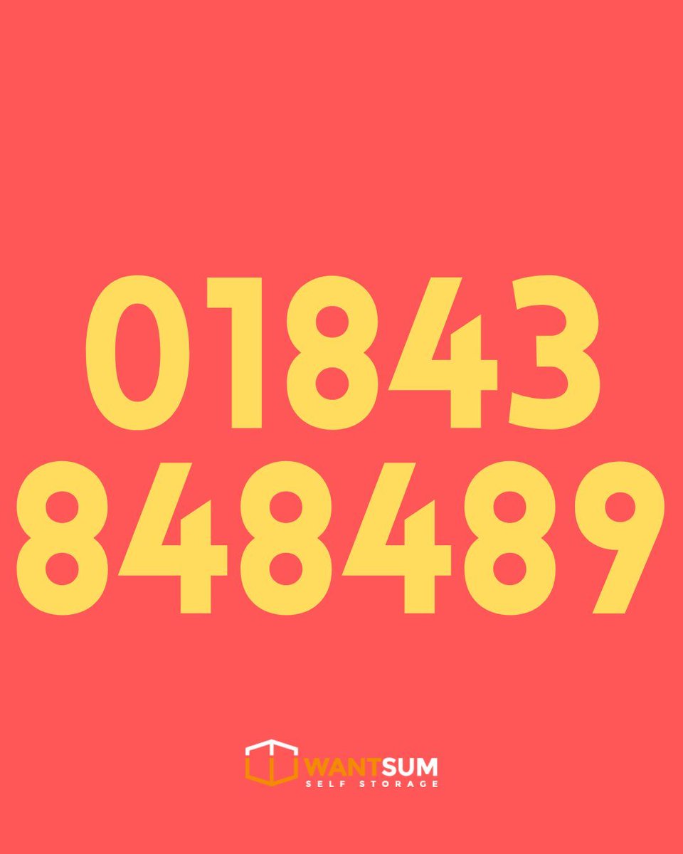 WantsumStorage's tweet image. The only number you need when you want self storage in Kent.

Find Wantsum Self Storage off the A299 at St Nicholas At Wade.
wantsumselfstorage.co.uk 01843 848489

#thanetstorage #canterburystorage