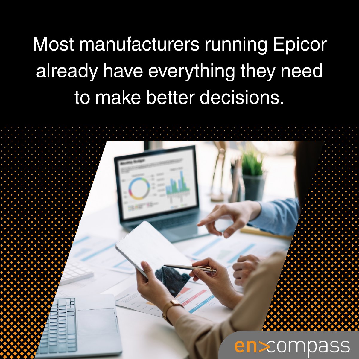 ESI_ERP's tweet image. Struggling to see a clear financial picture?
Your Epicor data can become a real intelligence engine, helping you make better, more informed decisions.
Learn how to maximize your ERP, join us on May 6! Link in the comments.
#Webinar #ERP #Data #EncompassSolutions