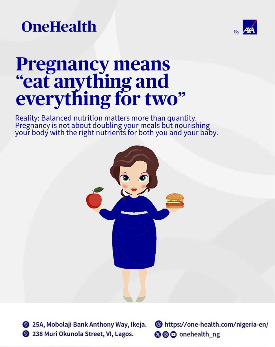 OneHealth_ng's tweet image. There’s a lot people say about pregnancy but what’s true and what’s not? 👀

Our Virtual Antenatal Clinic  replay is available on YouTube. Click link in bio to watch.

#OneHealth #OneHealthbyAxa 
#Pregnancy #AntenatalCare #MaternalHealth