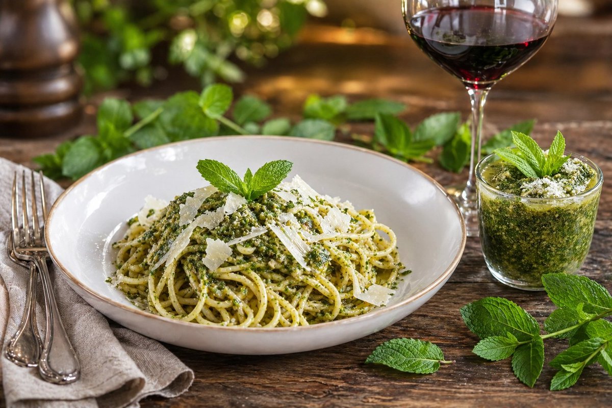 Un grand bonjour à vous tous et toutes. Je vous ai présenté un pesto à la menthe parmesan aujourd'hui je vous invité à déguster des spaghetti aux pesto menthe parmesan. Une nouveauté pour moi, et j'avoue un régal. hellyane.canalblog.com/2026/05/spaghe…