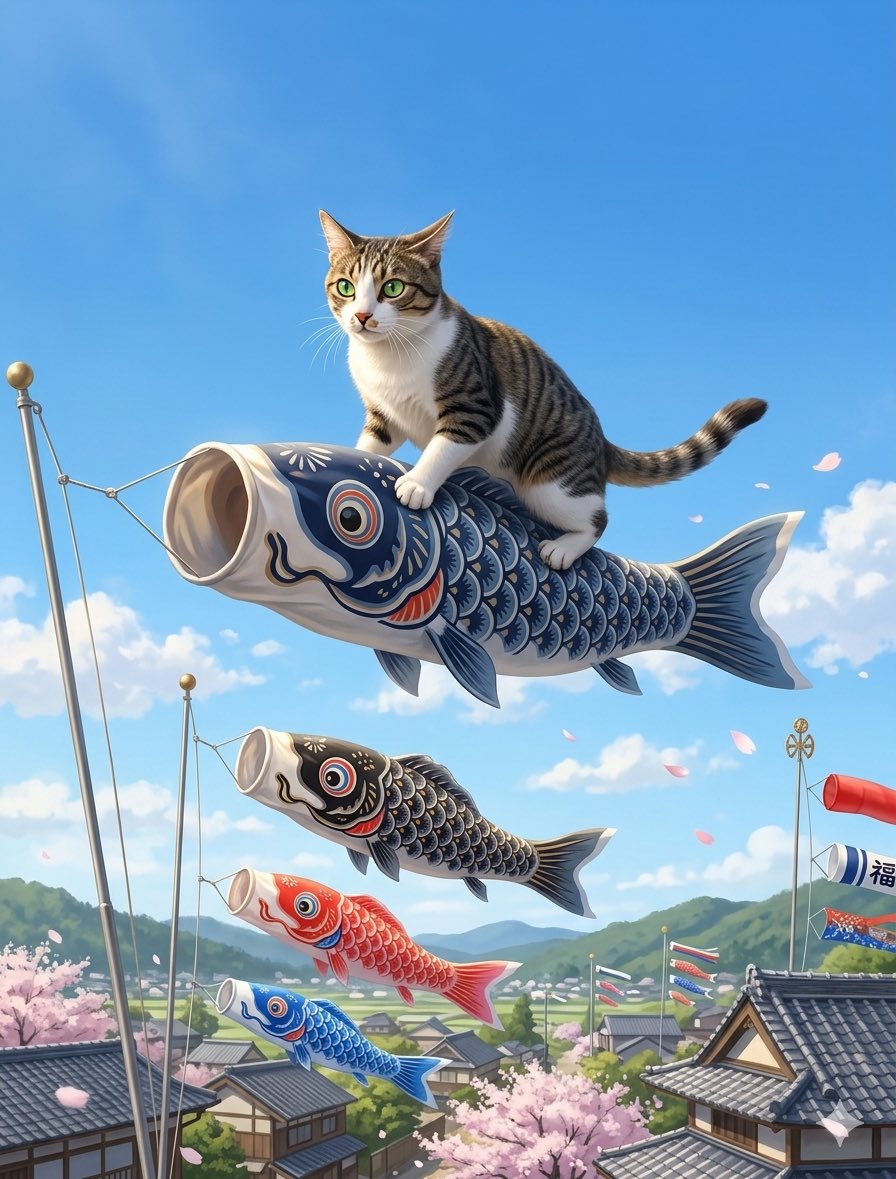 ♡大きなくまさんとうさぎさんのこどもの日♡シーグラスアート こいのぼり 柏餅 こどもの日を前に鯉のぼりと柏餅の投稿が華やかに広がる