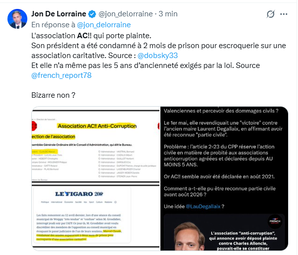 Valouci4's tweet image. Il faut être à un très haut stade de rage désespérée pour se discréditer en cherchant à discréditer. On touche là au sublime dans le ridicule. 
Il aura suffi de quelques minutes pour que ressortent toutes les casseroles de ceux qui sont à la manoeuvre.⬇️#marcelclaude #AC
On ne