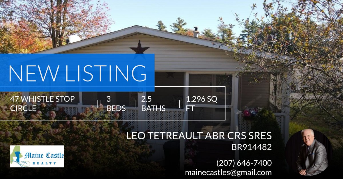 mainebroker's tweet photo. 📍 New Listing 📍 Take a look at this fantastic new property that just hit the market located at 47 Whistle Stop Circle in Wells. Reach out here or at (207) 646-7400 for more information

Leo G. Tetreault Broker CRS SRES
Lic# BR914... https://t.co/ckuP33q8cg https://t.co/Xeo1Jlzaeb
