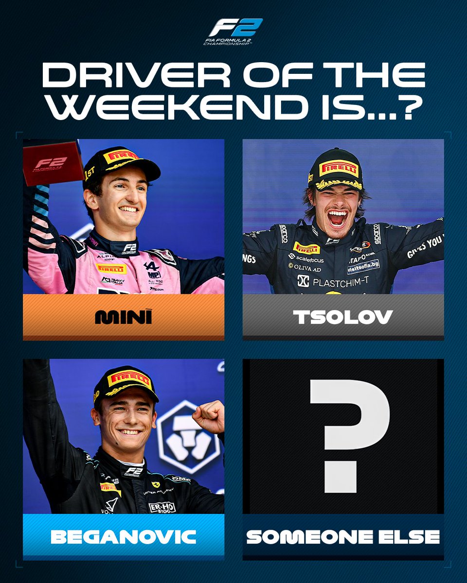 Formula 2 tweet media