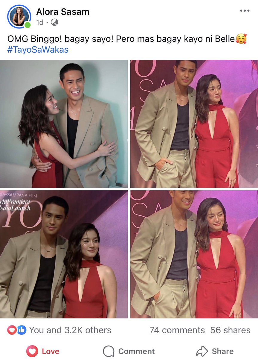 ms. alora sasam, very supportive din kay Donny and Belle😍

#DonBelle #TayoSaWakas