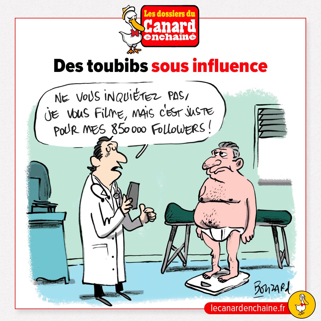 L'Ordre des médecins peine à contenir l'épidémie de toubibs influenceurs. Certaines vedettes de la santé vendent sur les réseaux des tas de choses qui n'ont pas grand chose à voir avec des "infos médicales". 
➡️ À retrouver dans "Les Dossiers du Canard"
➡️ f.mtr.cool/ulkcyqyann