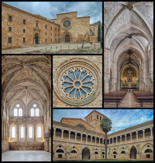 arteviajero_com's tweet image. Hoy os presento el Monasterio Cisterciense más grande de Europa. Se trata de Santa María de Huerta (Soria), aquí brilla de manera especial el magnífico refectorio y su elegante claustro que combina los estilos gótico y renacentista ⬇️⬇️⬇️
arteviajero.com/articulos/mona…
#FelizLunes #arte