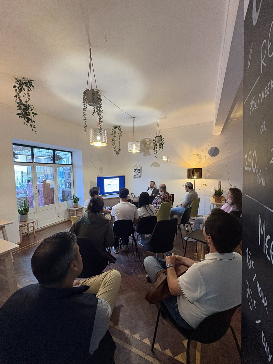 TheBlockLisboa's tweet photo. Last Thursday at The Block Sessions #5 we went back to basics.
Custody is one of those topics everyone in crypto knows they should take seriously. But between the hype cycles and the new narratives, it often gets pushed aside.
Guilherme Bandeira from @SolidusWealth came here and gave us exactly the kind of conversation we needed. No fluff, no hype — just real talk about protecting what you own.
Small room. Big questions. 💙
Thank you Guilherme.
#TheBlockLisboa #BlockSessions #DigitalAssetCustody #SelfCustody #CryptoLisbon