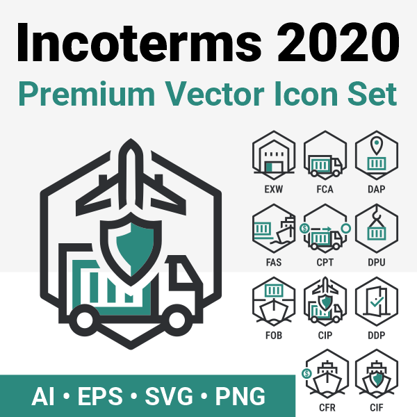 Amenset_design's tweet image. Precision over guesswork for B2B.
I've built the Incoterms 2020 Icon Set — 11 vector icons designed specifically for logistics presentations, platforms, and docs.

Clean, professional, and ready to use. Get it here👇

ko-fi.com/s/b3601dc695

#Logistics #B2B #SupplyChain #Vector