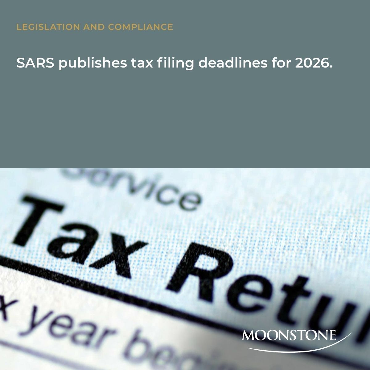 MoonstoneInfo's tweet image. 2026 tax season: key SARS deadlines and who can skip filing.

Read more: moonstone.co.za/sars-publishes… 

#2026taxfilingseason #autoassessments #companies #individualtaxpayers #provisionaltaxpayers #SARS #SouthAfricanRevenueService #taxreturns #trusts