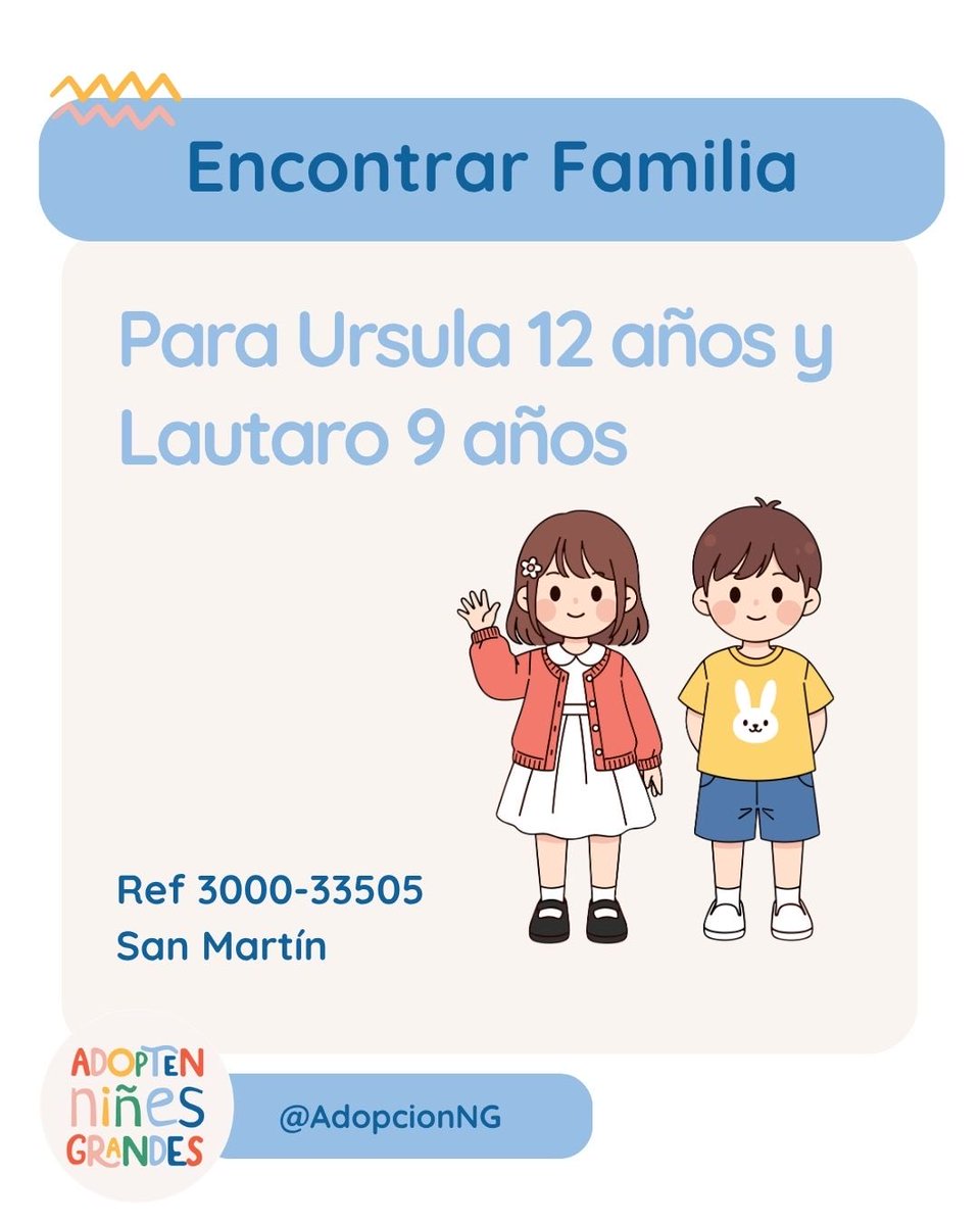 #AdoptenNiñesGrandes tweet media