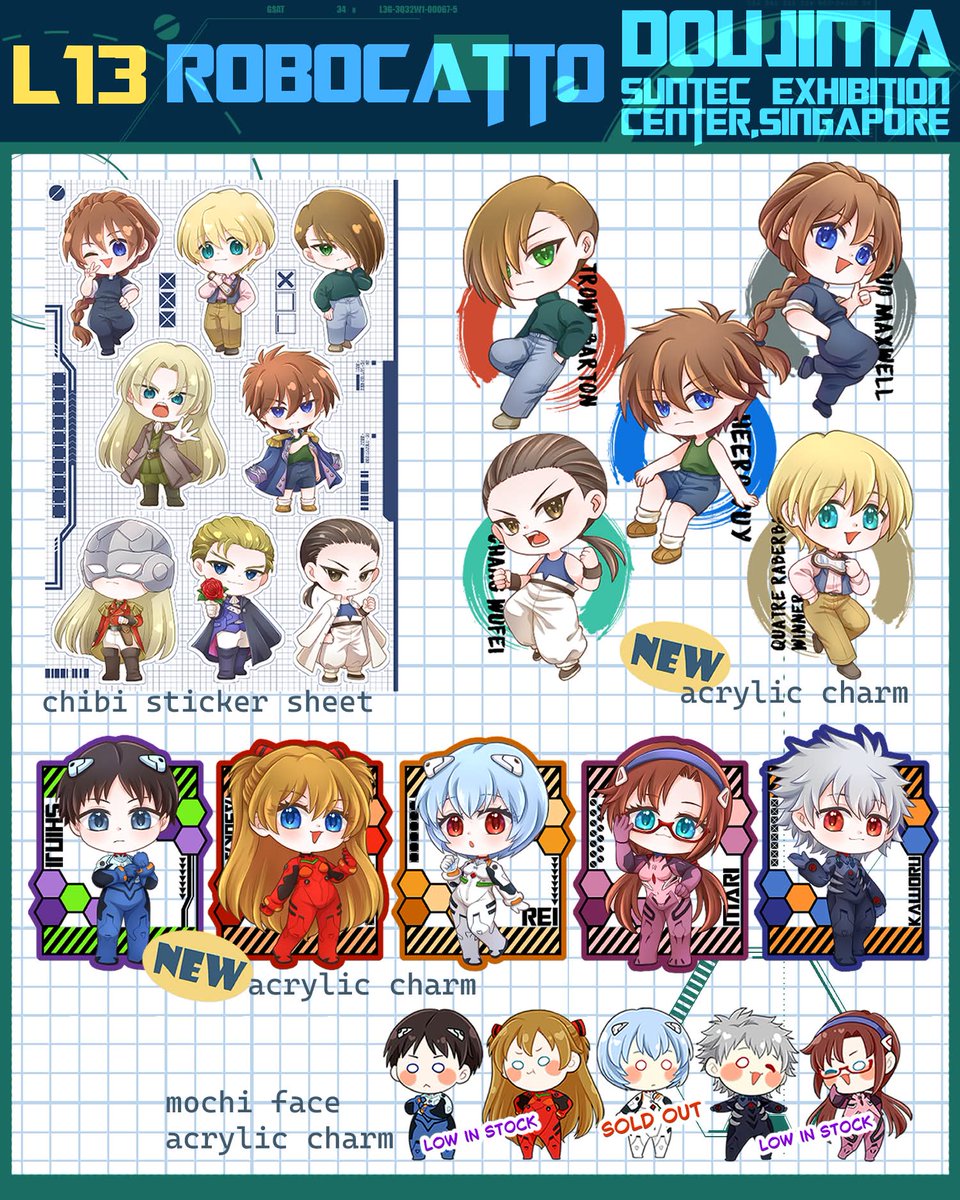 maotypeb's tweet photo. Doujima catalog 🎉
L13 robocatto

I will boothing with mecha tamashi as usual, 
- gundam series
- evangelion
- kpop demon hunters
- nu:carnival
- kamen rider
- transformer
- original cute cat 🐾

#doujimasg #doujimacatalogue2026 #doujimacatalogue https://t.co/uZVWPliigA