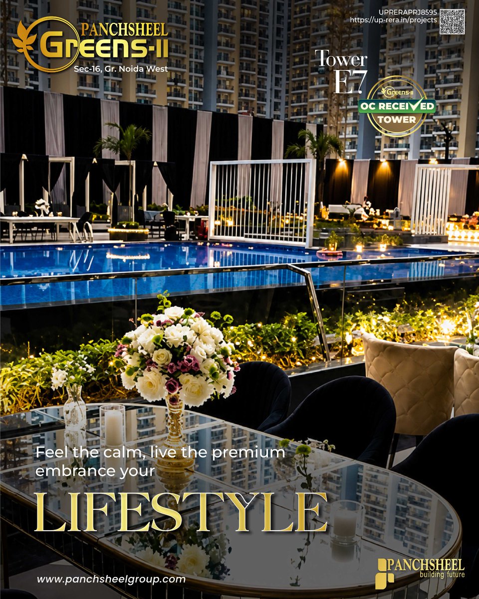 PanchsheelBuild's tweet image. Live the premium lifestyle at Panchsheel Greens II ✨
Luxury, comfort &amp;amp; elegance—all in one place.

#LuxuryLiving #GreaterNoidaWest #DreamHome #PremiumLifestyle #RealEstateIndia #ModernLiving #HomeGoals