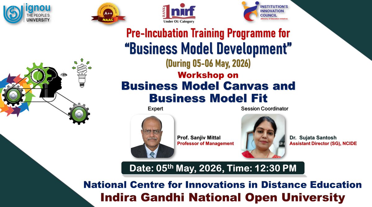 Innovations@IGNOU tweet media