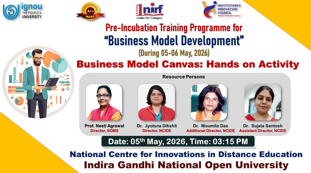 Innovations@IGNOU tweet media