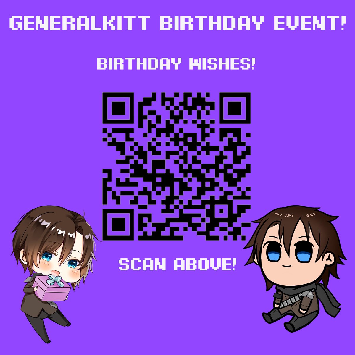 GeneralKitt's tweet photo. [Birthday stream]
Come by on my stream on 7-9 May to celebrate my birthday on 7th May! 

Feel free to wish me in this webpage: https://t.co/qdPHkhOYDc
#myvt #malaysianvtuber #bday https://t.co/0elidDP682