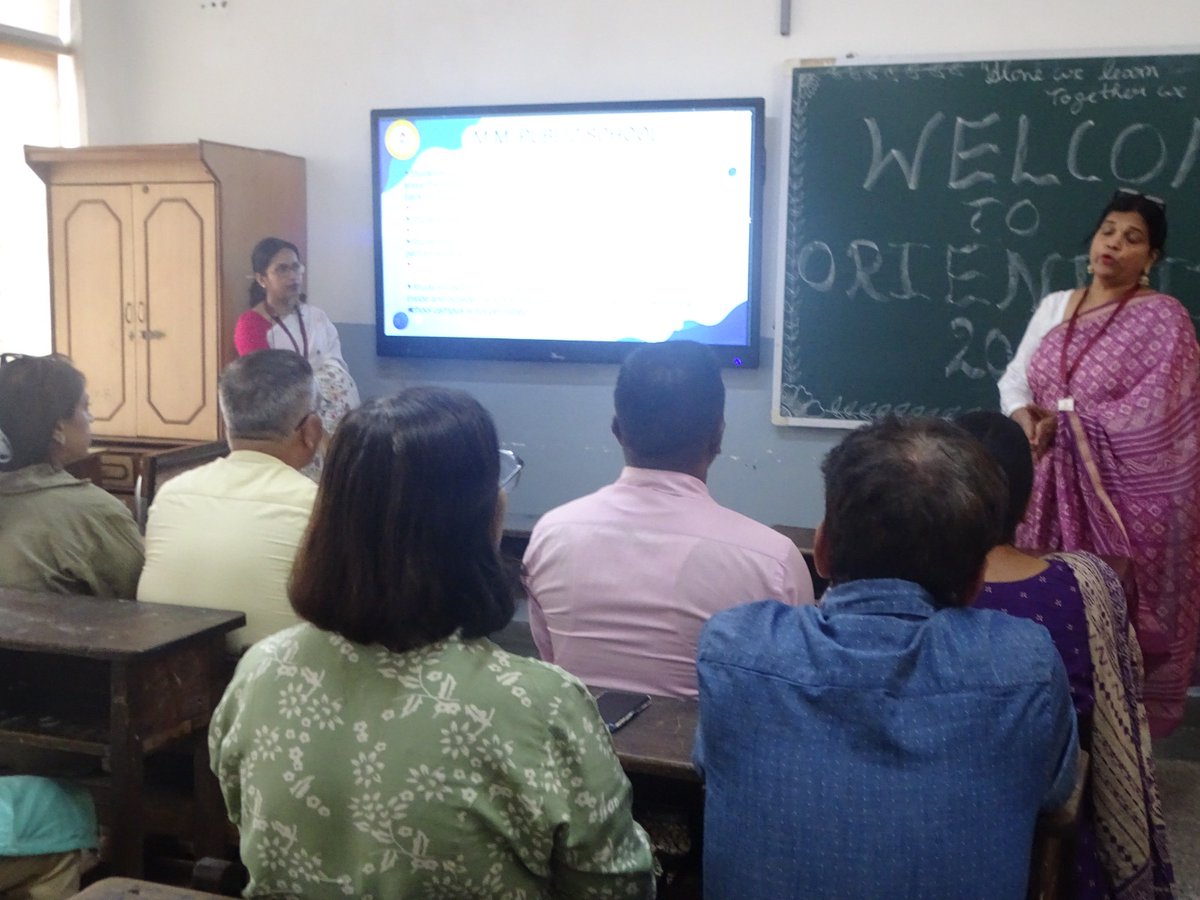 MMPublicschool1's tweet photo. between parents and teachers for the overall growth and development of students.

#OrientationProgramme2026 #CBSEUpdates #ParentTeacherPartnership #HolisticEducation #StudentDevelopment #CompetencyBasedLearning #ExperientialLearning #EducationMatters #SchoolOrientation https://t.co/BQmlWFZBbL