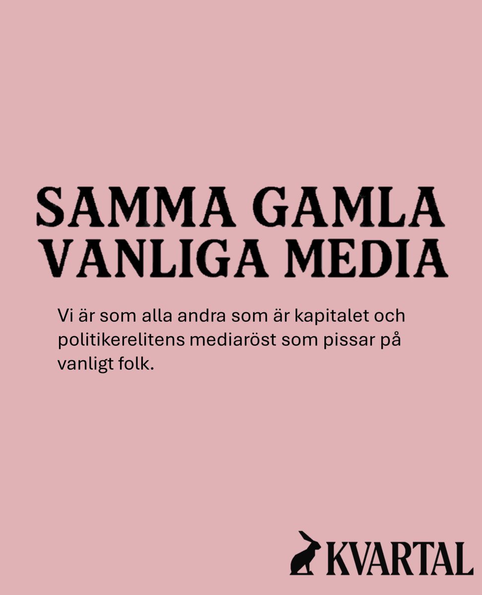 hogerkollen's tweet image. Vi tar högertidningen Kvartal reklamkampanj mot media ett steg längre.. 

#svpol #svpolitik #media #kvartal