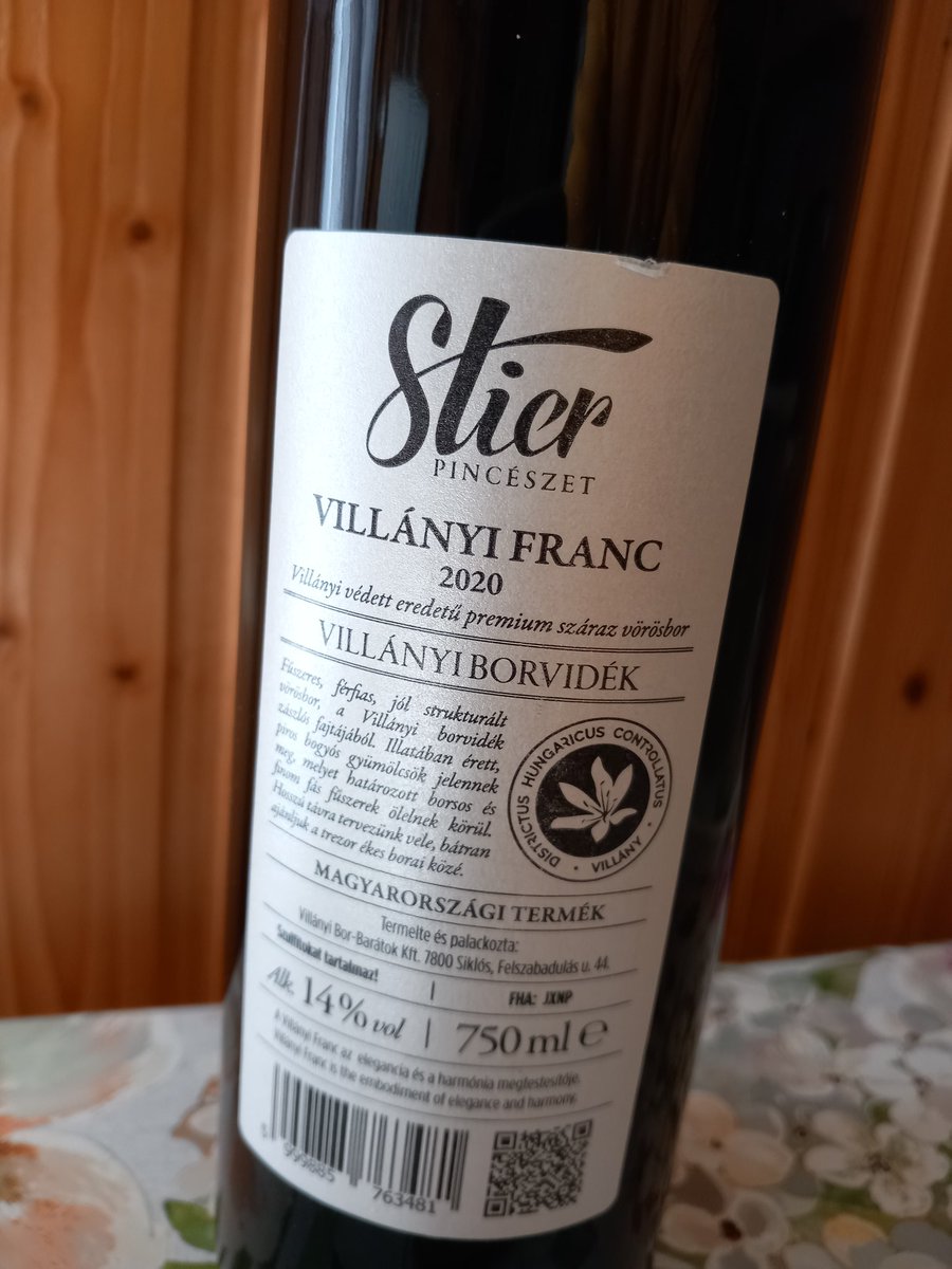 ciao_lasagne's tweet image. Mai kiválasztott! 🍇🍷

Stier Villányi Franc 2020

Korábban láthattad más évjáratban. 

Tavaly bontottam a 15-öst!
Ez még fiatalka, illata már most is fantasztikus. 

#winelovers
#invinoveritas
