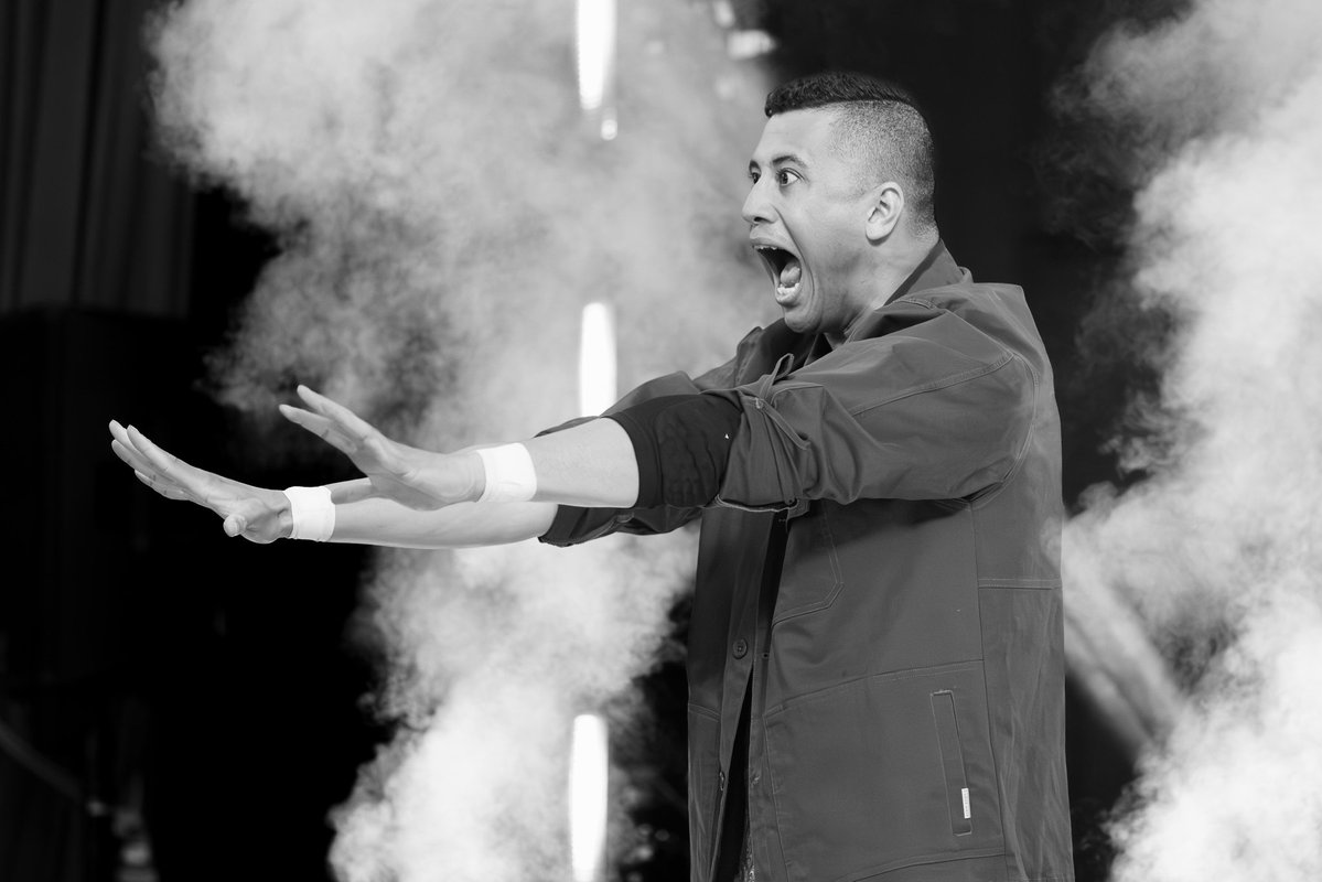 UkWrestlePic's tweet image. TK Cooper arrives to face JJ Gale for the Revolution Road Finals match-up.
Rev Pro Live in London 107.
#wrestling #monochromemonday #monochrome #wrestlingphotography #indywrestling