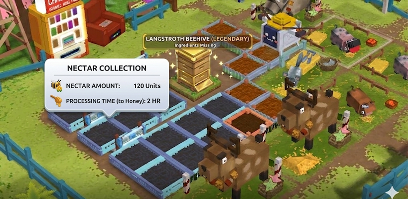 Back_In_View's tweet photo. @ChainersGame Bees can travel farther across the map depending on their rarity.
The amount of nectar they can collect per trip varies based on the hive’s rarity. 
The time it takes to process nectar depends on the bee’s rarity.

0x6b0CA4742E80c3030e9cd3Ca219a7780BC202b82 https://t.co/2JVzwZ25uj
