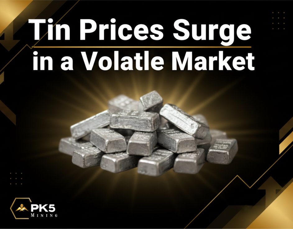 PK5Mining's tweet image. Tin prices are rising as supply tightens and demand grows.

Global events continue to shape commodity markets.

#Mining #Tin #Commodities #Markets