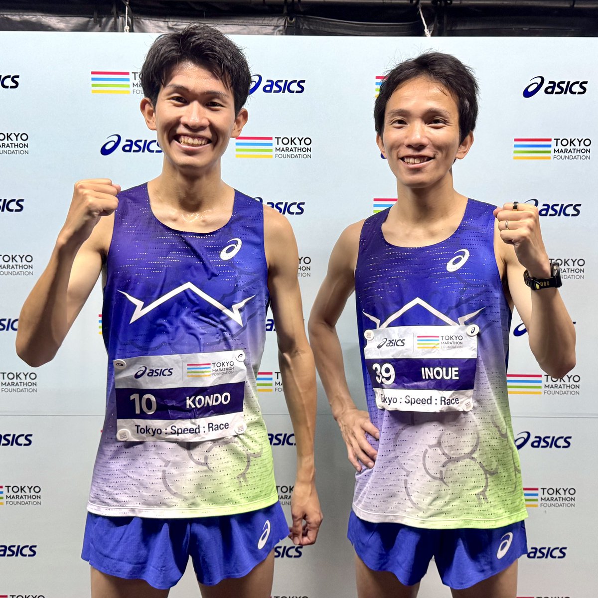 mhings_marathon's tweet photo. 5/4 #TokyoSpeedRace 🏃‍♂️

◆Elite 5km
　#井上大仁 14位（14:04）
　#近藤亮太 15位（14:05）

ご声援ありがとうございました‼️ https://t.co/jhnn9FneEK