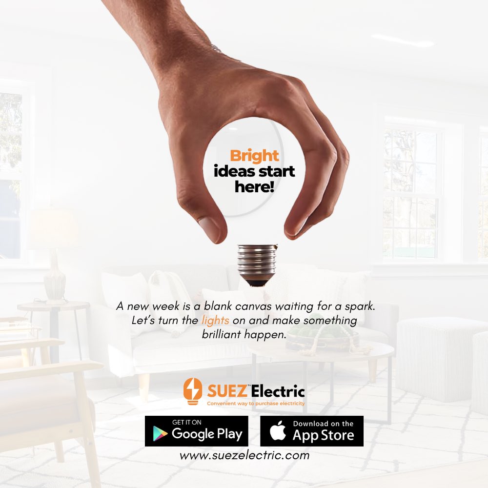 SuezElectric's tweet image. Don’t just show up, shine. Your energy sets the tone for everything you’ll achieve over the days#monday #electronics #powerful