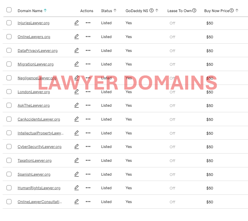 Brand_Hatched's tweet image. Some #Lawyers #DomainForSale #Liquidation