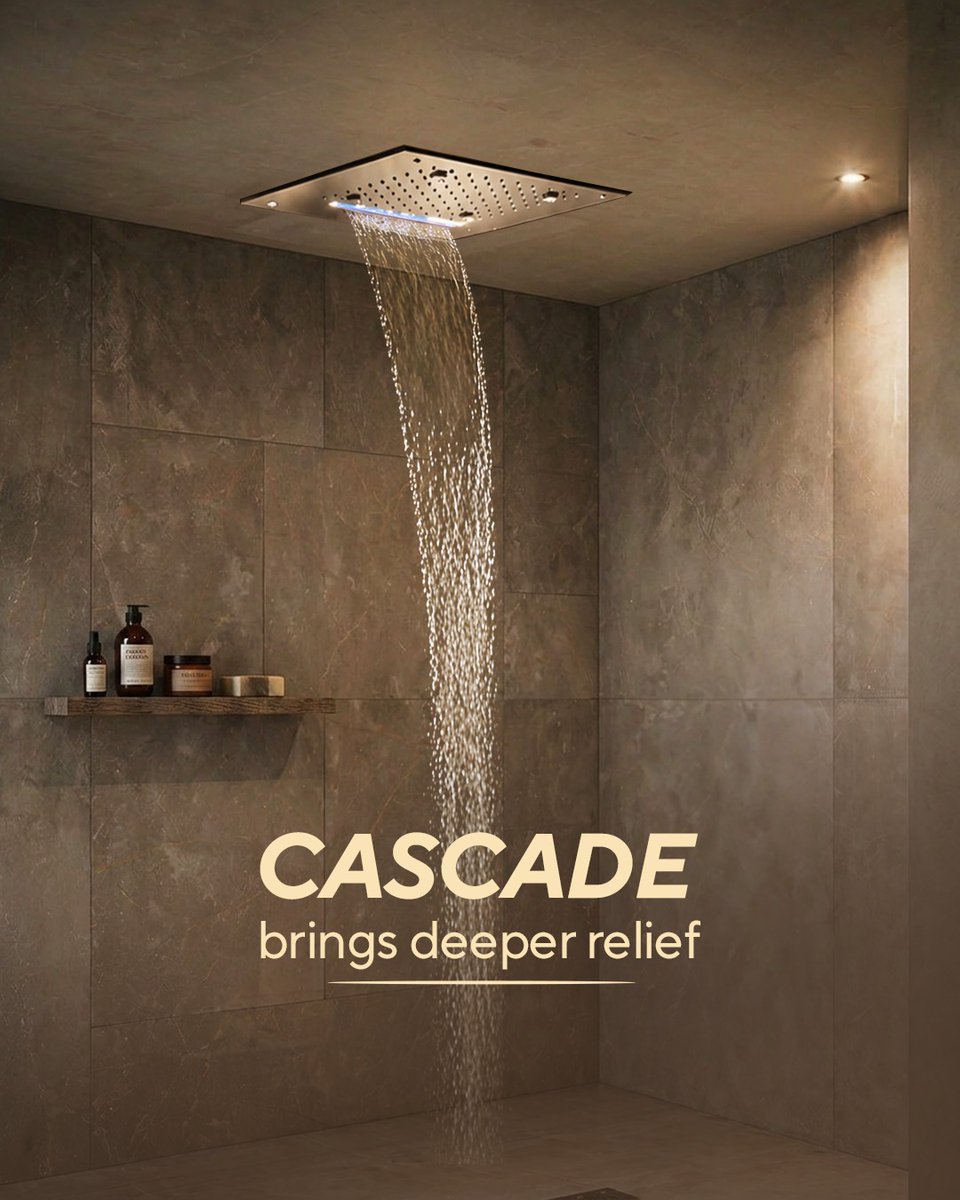 AstralBathware's tweet image. Designed around how you want to feel.

Whether it’s a soft mist to unwind or a rain flow to reset, each mode creates a moment that’s entirely yours.

Balanced with subtle LED accents, it transforms routine into experience.

#AstralBathware #BathroomDesign #EngineeredWithElegance