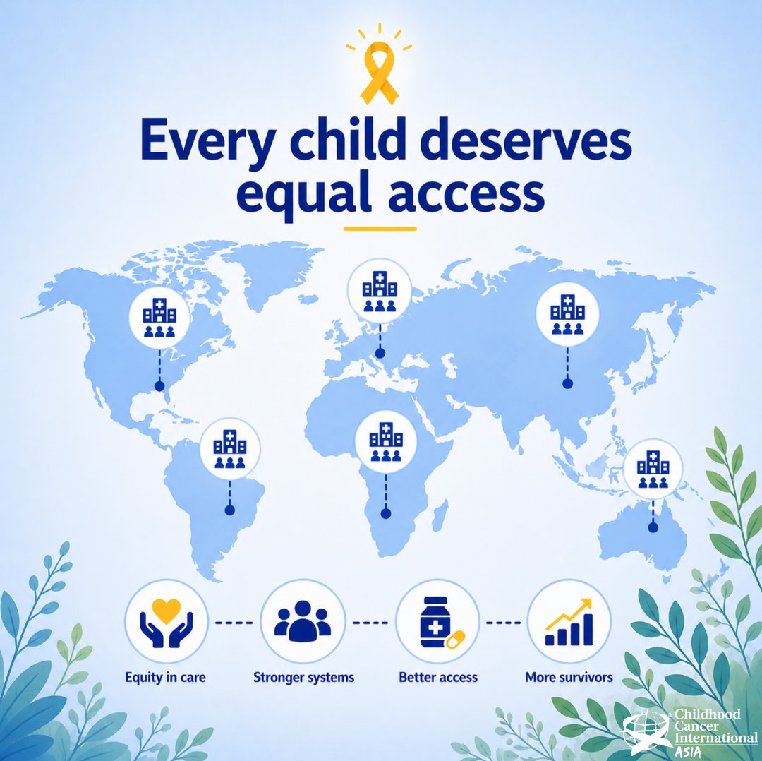 CCIAsia's tweet photo. Every child deserves equal access to cancer treatment and care—no matter where they live. 

#EquityInCare #CCIAsia https://t.co/9zs4gFRpJU