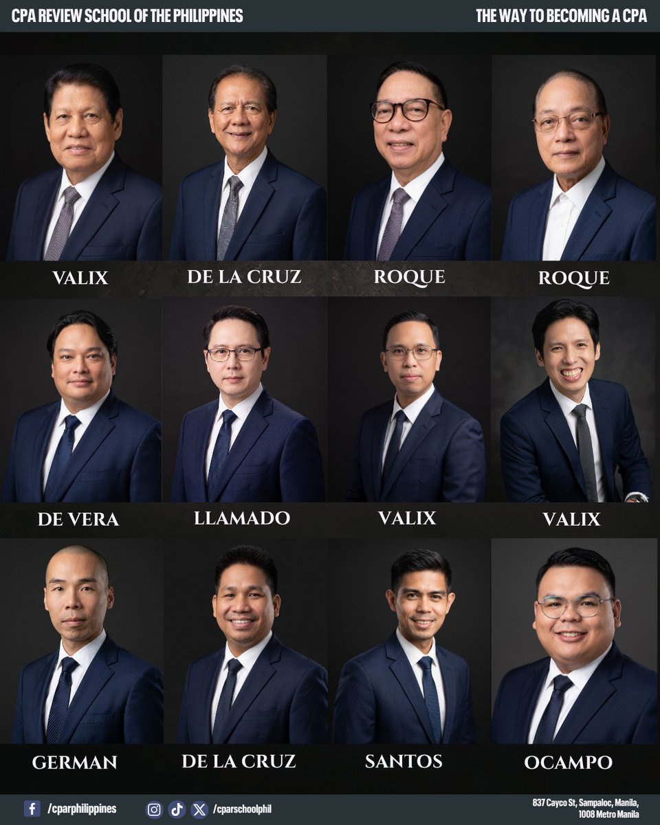 cparschoolphil's tweet photo. ✨ Batch 100, meet your CPAR G.O.A.T. Reviewers ✨

💚 Enroll now: https://t.co/QaZgcB6T27 https://t.co/uCkDeIxcWt