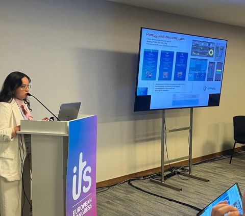 ev4eu_eu's tweet photo. 🇹🇷 #EV4EU was part of the 17th ITS Congress 2026! @InescID researcher Cindy P. Guzman represented projects #EV4EU and @AHEAD_ProjectEU.

The meeting was a great opportunity to discuss her research and both projects' contribution to the future of #V2X!

🔗https://t.co/qoxsCwOmzr https://t.co/u2WYuX8lGx