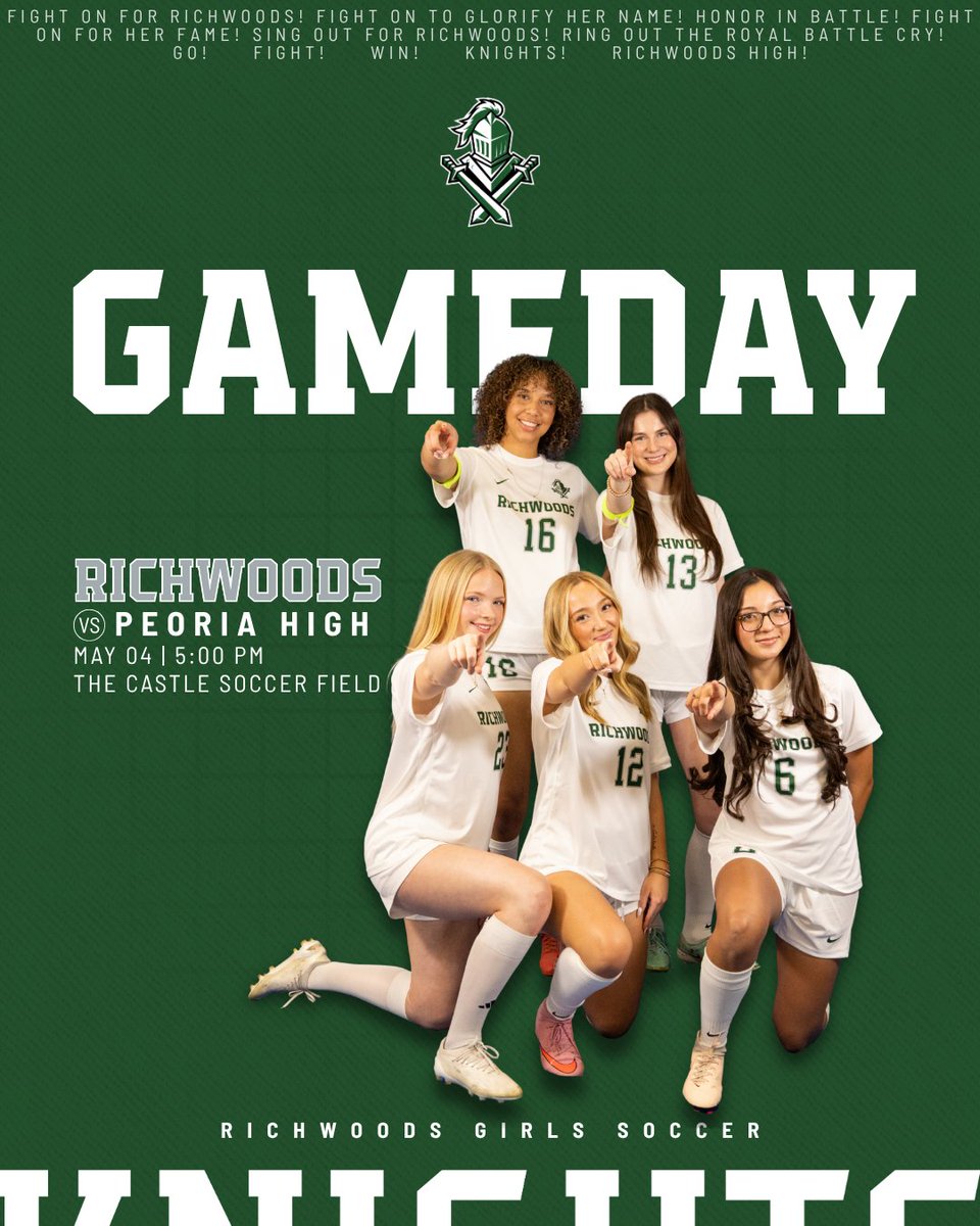 Richwoods_HS's tweet photo. GAMEDAY
β½: @RHSknightssocr
π: Peoria High
β°: 5:00 PM
π: The Castle Soccer Field
βοΈ: Girls Soccer Class of 2026
πΈ: Will Hudson
#FDCW | #weRrichwoods | #TheStandardOfExcellence https://t.co/ZBRjhryHzv