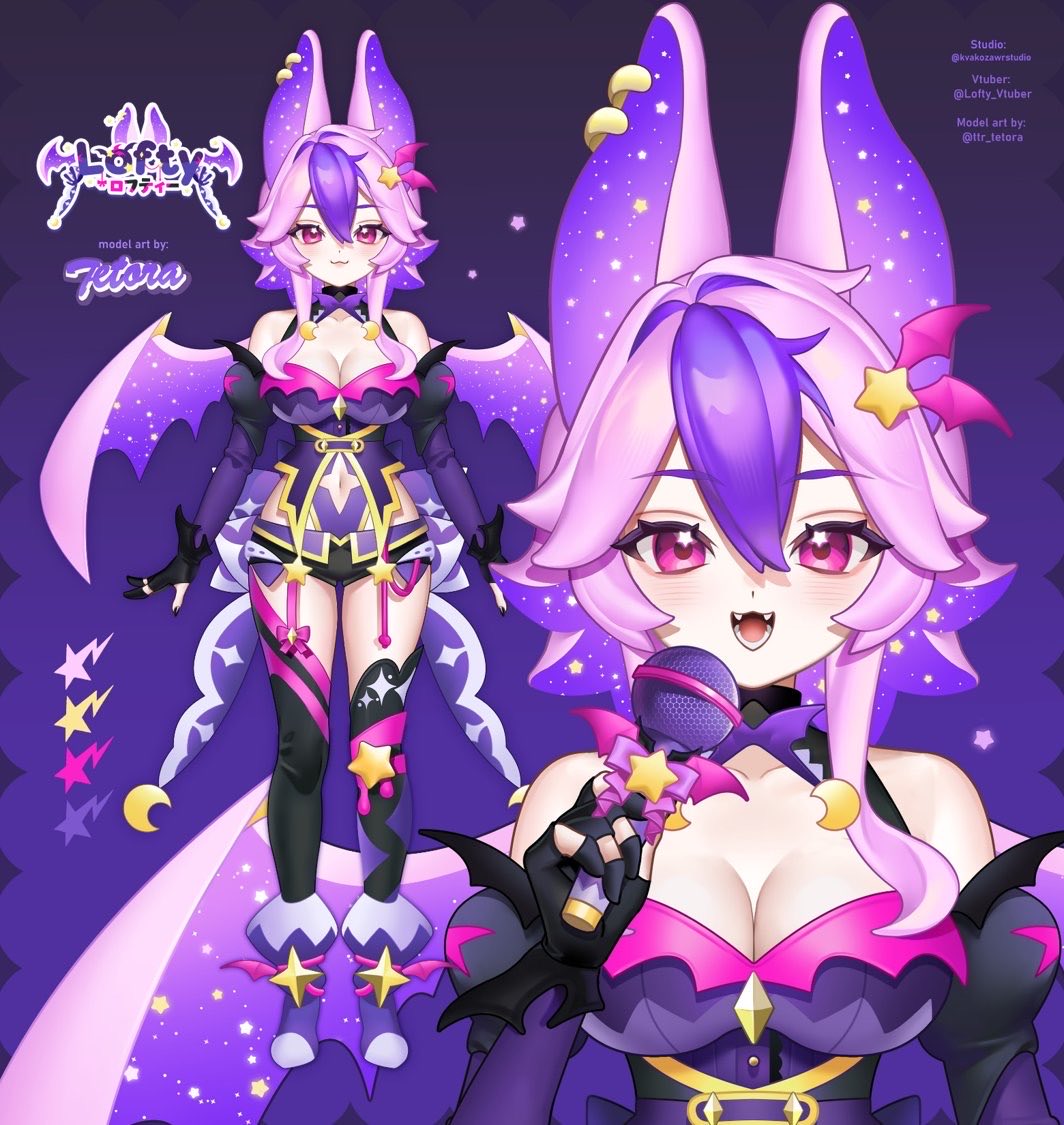 Lofty 💜⭐️ Cosmic Skypuppy Vtuber tweet media