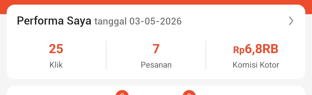 dipanggilarman's tweet photo. Ceritanya,
Kemarin emang lagi ngetesting buat nyebar link affiliate di postingan orang-orang di aplikasi sebelah.

Nyebar linknya ga ngasal dan gak banyak juga, hanya di beberapa postingan. Eh, ternyata dalam sehari bisa 25 klik dan dapet 7 pesanan sama komisinya 6k. https://t.co/yfgDQWbV3C