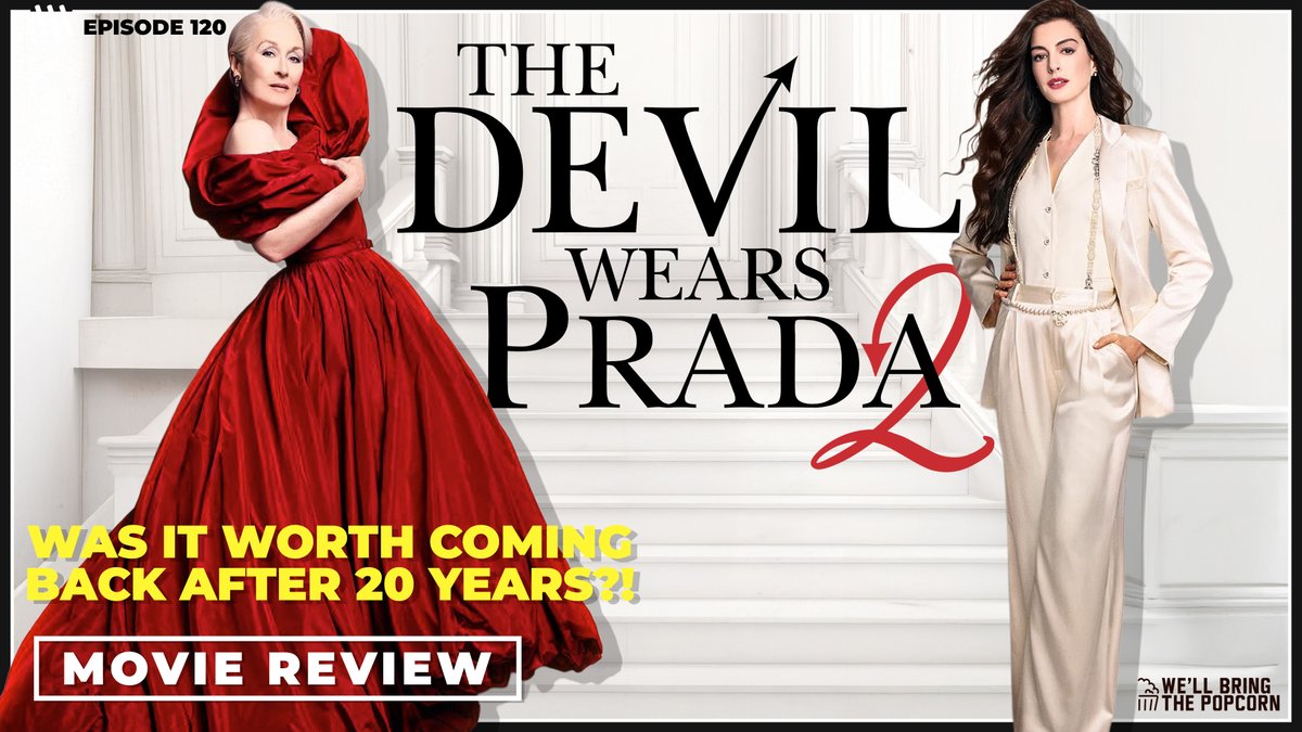 wbtppod's tweet image. After 20 years, the gang has returned to Runway magazine, but is it much more than just fan service?

Full Review:
wbtp.link/podcast

Official Site: wbtp.link
Merch: wbtp.link/merch

#thedevilwearsprada2 #podcast #moviepodcast #moviereview