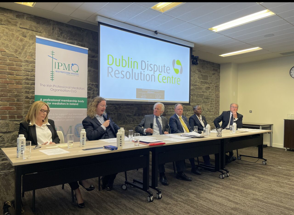 ArcMediation's tweet photo. @TheIPMOie It was a pleasure to participate in the panel discussion on Mediation as a First Resort. We discussed how mediation is of benefit to parties / litigants, but also the legal profession &amp; our society in creating value through efficient &amp; timely resolution. https://t.co/C4YdsXuP3a
