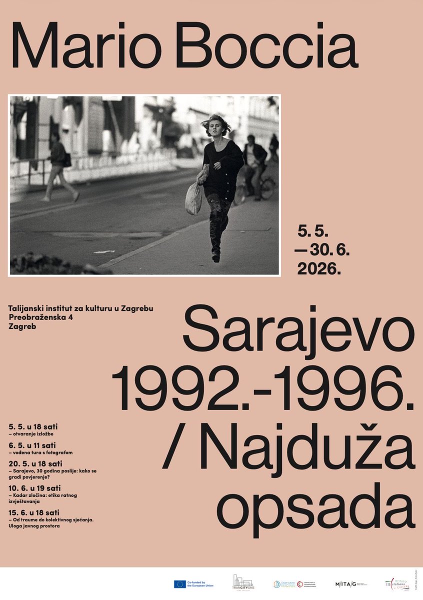 giov_vale's tweet photo. Opening tomorrow in @IICZagabria, Zagreb, Croatia #Sarajevo @BalcaniCaucaso https://t.co/fFx1AbAB9Q