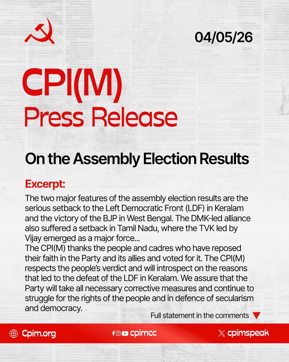 CPI (M) tweet media