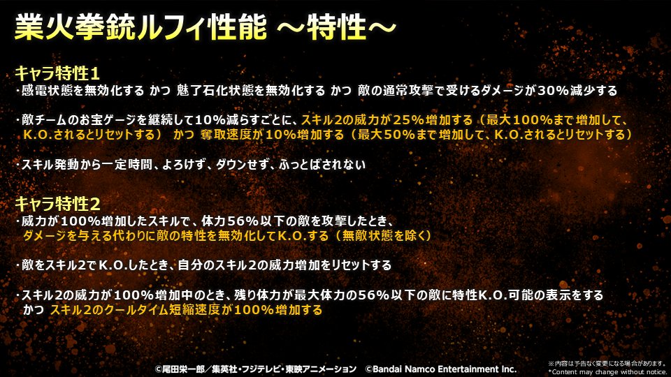 ONE PIECE バウンティラッシュ【公式】 tweet media